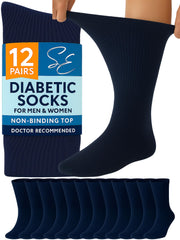 Special Essentials diabetic socks with extra-wide top for gentle, non-binding wear.