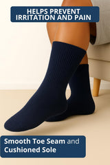 Special Essentials diabetic socks in sizes 9-15 fit both men and women comfortably.