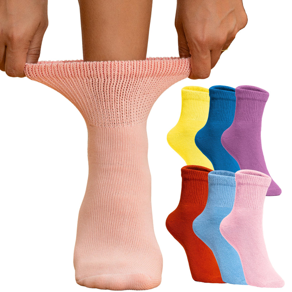 Special Essentials non-binding diabetic ankle socks provide a gentle fit for sensitive legs.