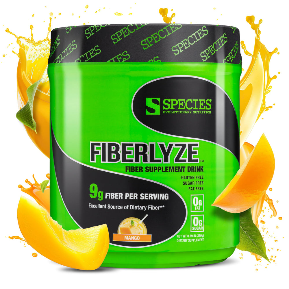Species Nutrition Fiberlyze mango powder tub for daily fiber support