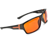Spectra479 amber glasses worn on the face during evening screen time.