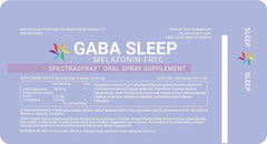 Spectraspray mint flavor droplet close-up for pleasant sleep support.
