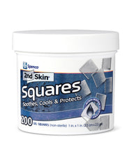 Spenco 2nd Skin Dressing 1-inch square on foot to prevent blisters during activity