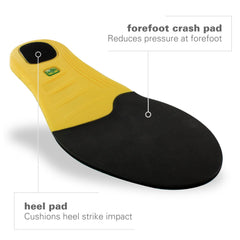 Polysorb Cross Trainer arch support cushions the midfoot for stability.