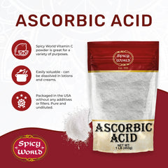 Spicy World ascorbic acid powder used for canning fruit preserves