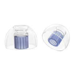 SpinFit W1 IEM tip angle view shows stable, precise fit.