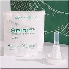 Spirit hydrocolloid sheath style 1, 29mm medium, self-adhesive seal for comfortable external catheter wear