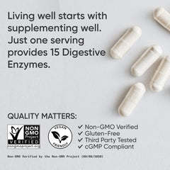 Sports Research Digestive Enzymes Non-GMO vegan-friendly label visible
