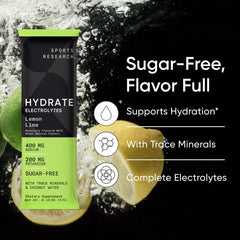 Sports Research Hydrate cherry pomegranate stick pack with minerals for daily balance