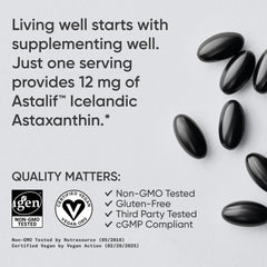 Sports Research IGEN non-GMO verified badge with capsules.