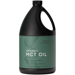 Sports Research Keto MCT Oil bottle for easy daily fuel in coffee.
