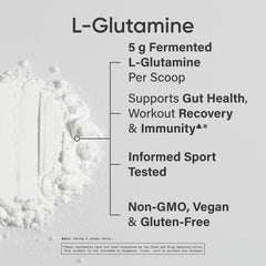Sports Research L-Glutamine dissolving in water to create a smooth drink.