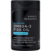 Sports Research Omega-3 Fish Oil 1250 front bottle for daily omega-3 support