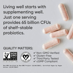 Sports Research probiotics shelf-life freshness label on packaging