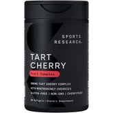 Sports Research Tart Cherry bottle shows Montmorency cherries for daily wellness.