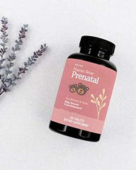 Organic ingredients in Sprigs Mama Bear Prenatal for vegetarian and vegan friendly prenatal