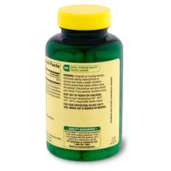 Spring Valley Calcium 600mg bottle side angle for easy handling