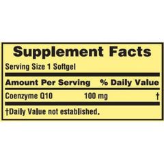 Spring Valley CoQ10 softgel pour for convenient daily energy support