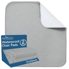 SPRINGSPIRIT waterproof chair pad on a chair protecting furniture from spills