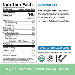 Sprout Living Protein Original ingredients chart showcases five plant protein sources.