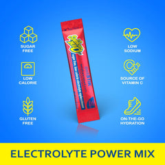 Sqwincher Zero Qwik Stik fruit punch packet ideal for quick hydration after workouts.