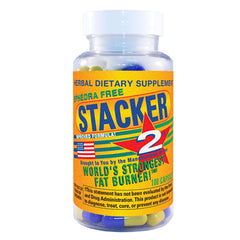 Stacker 2 Fat Burner capsules close-up, highlighting convenient daily energy support