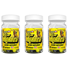 STACKER 2 Yellow Hornet 3×20-count bottles pack for convenient on-the-go energy.