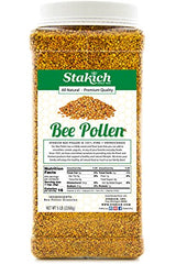 Stakich Bee Pollen granules in bag provide daily energy boost