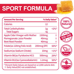 Stance Tuning USA Keto ACV Gummies bottle label highlights 1500mg ACV with Mother.