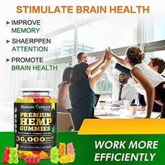 Stances Orchard hemp gummies with omega 3-6-9 for daily wellness.