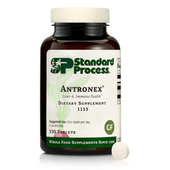 Standard Process Antronex bottle front highlighting gluten-free formula for liver support