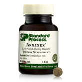 Standard Process Arginex bottle front view highlighting liver and kidney support