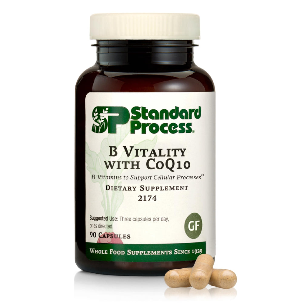 Standard Process B Vitality CoQ10 capsules for cellular support and antioxidant activity