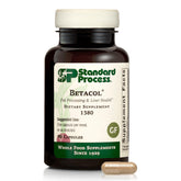 Standard Process Betacol bottle front showing a liver-support supplement