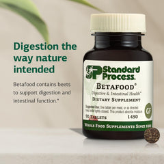 Standard Process Betafood betaine content illustration highlighting liver support
