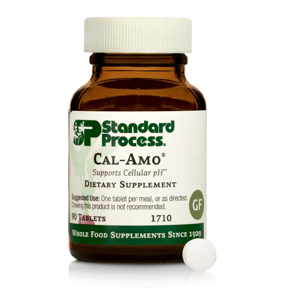 Standard Process Cal-Amo tablet close-up for respiratory support.