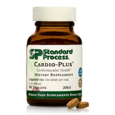 Standard Process Cardio-Plus bottle front view supports antioxidant activity and heart health.