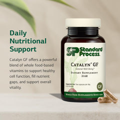 Standard Process Catalyn gluten free capsules arranged for daily use