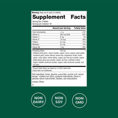 Catalyn tablets close-up highlighting vitamins A, B6, and D for daily nutrition.