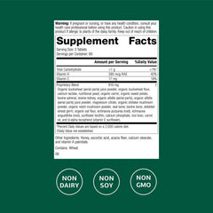 Cataplex A-C-P label close-up showing immune support nutrients