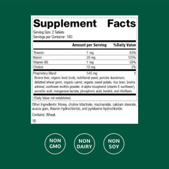 Cataplex B bottle front label showing 360 tablets for heart health support.