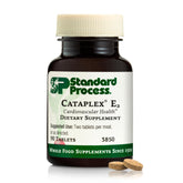 Standard Process Cataplex E2 bottle front view highlighting heart and cellular health support.