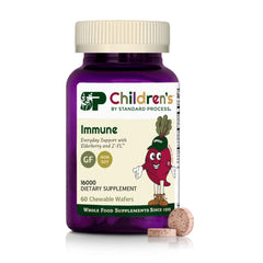 Standard Process Inc. Children's Immune 60 Wafers pack shot for daily kid immune support