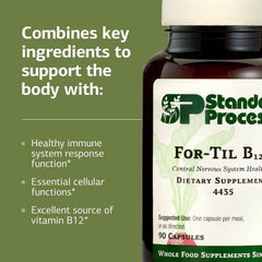 Standard Process For-Til B12 packaging emphasizes immune health support.