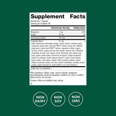 Standard Process Glucosamine Synergy bottle side view with dosage details.