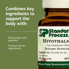 Porcine hypothalamus extract component in Hypothalmex overview image.