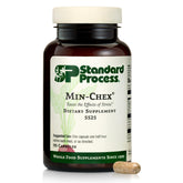 Standard Process Min-Chex bottle with capsules for daily nervous system support.