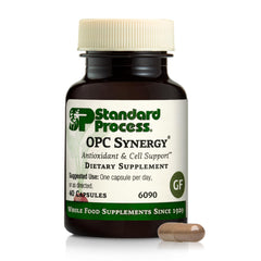 Standard Process OPC Synergy bottle front label highlighting antioxidant support
