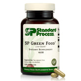 Standard Process SP Green Food bottle front for daily nutrition support