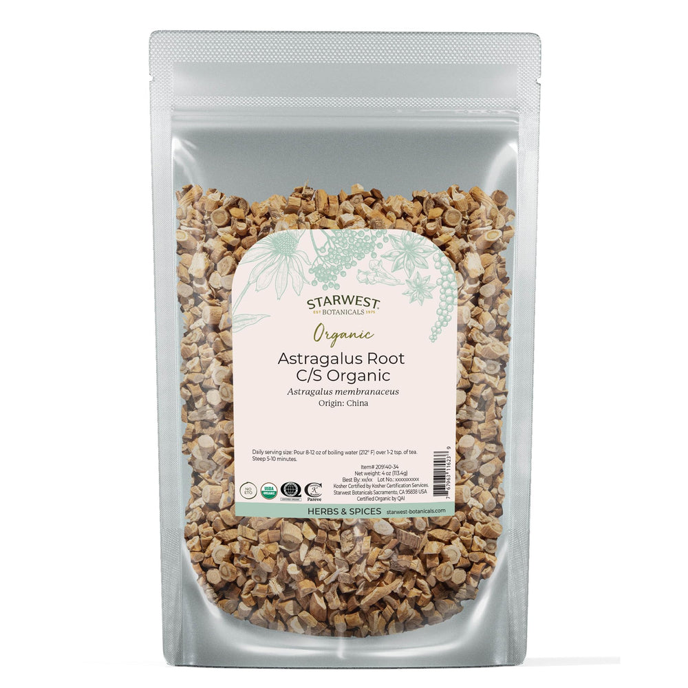 Starwest Botanicals astragalus root tea bundle for easy at-home infusions.